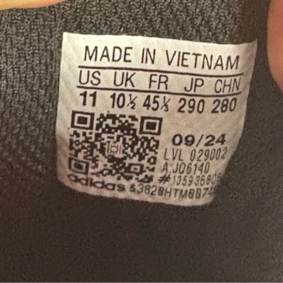 ADIDAS AE 1 LOW BEST OF ADI 2.0 White Black Red JQ6140 Basketball Men’s Sz 11 - Picture 8 of 8